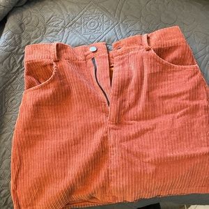 cute corduroy skirt size medium-large